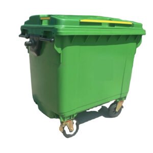 Factory Durable advertising recycling 660 liter plastic trash can buy garbage bin Plastic garbage container waste bin with lid