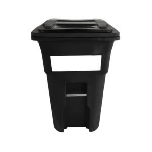 32 64 gallon Garbage Can with Outside Wheels and Lid